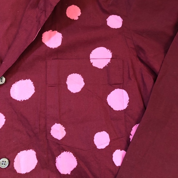 HTF HM Comme De Garcon Polka Dot Down Shirt Top, 4 - Picture 4 of 7